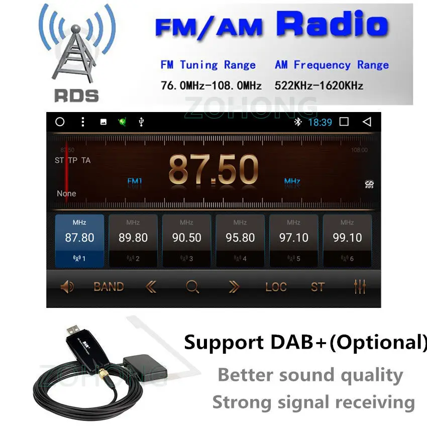 Top 2 din PIP Split Screen Android Car DVD Player GPS for Toyota Prado 120 Land Cruiser 120 CAR Navigation Radio RDS BT WIFI Map 8
