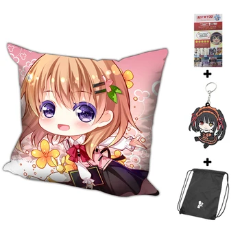 

Hobby Express Hoto Kokoa - Is the Order Rabbit Anime Dakimakura Square Pillow Cover H0208