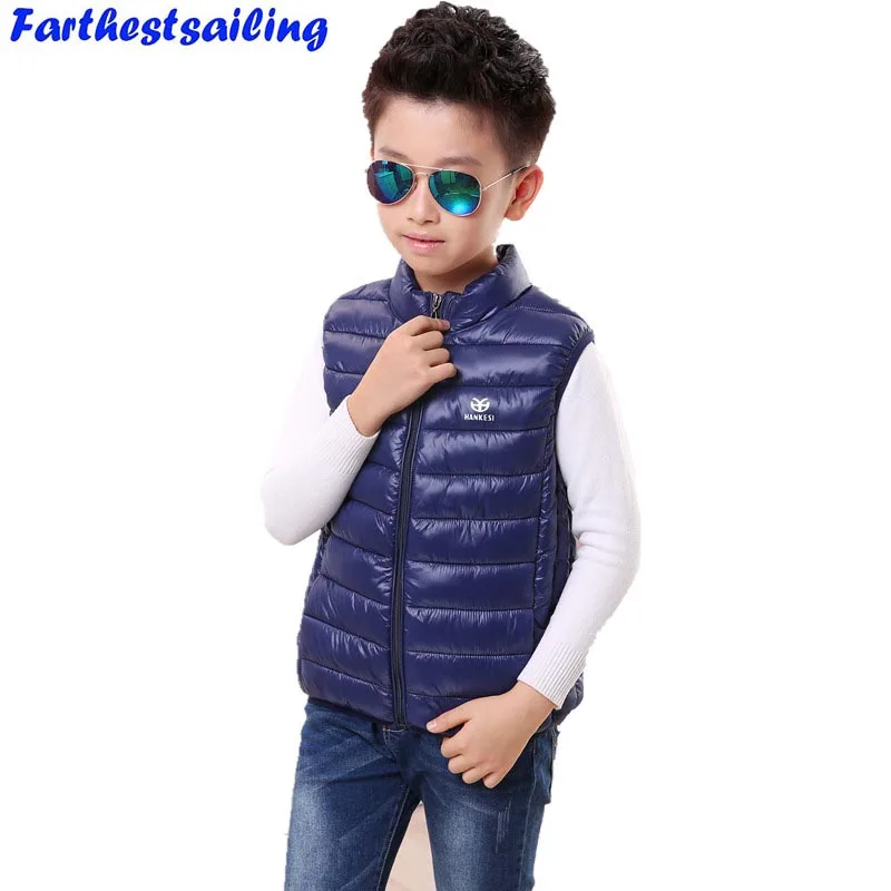 Children's Clothing Boys Cartoon Waistcoats Kids Autumn Cotton Vests Girls Sleeveless Jackets Spring Coats Clothing