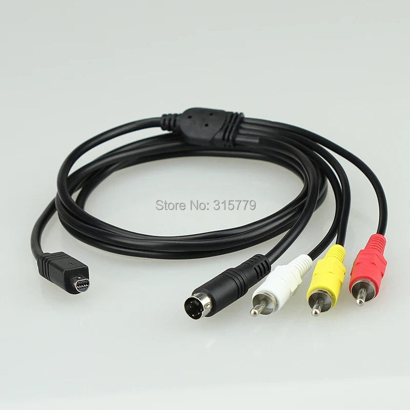 מוצר 10 PIN to Svideo AV RCA Digital Camera Camcorder Cable for Sony DV