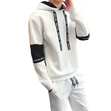 Новинка, мужской спортивный комплект, Повседневный, 2 предмета, толстовка+ штаны, лоскутные толстовки, мужские костюмы, дизайнерский спортивный костюм, комплекты размера плюс 5XL