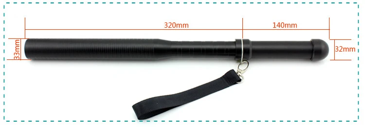 Preise Selbstverteidigung Taschenlampe Outdoor Notfall LED Lange Taschenlampe 3 Modus Aufladbare Baseball Bat Anti Aufruhr Sicherheit Ausrüstung