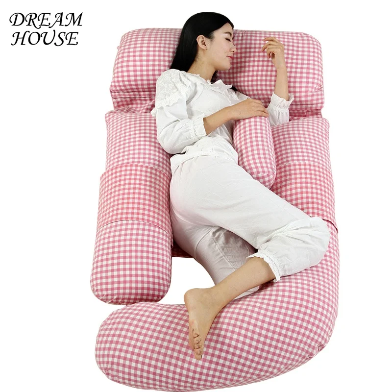 

Supporting The Abdomen U Shape Maternity Pillows Cotton Pregnant Woman Pillow Baby Protection Pregnancy Side Sleepers Bedding