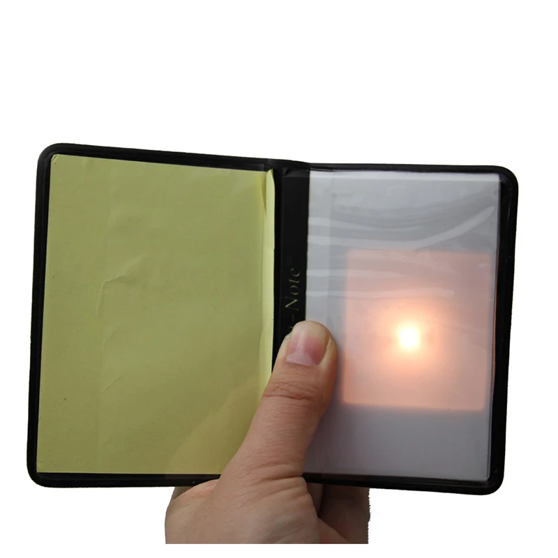 Light Prediction Holder (Charged Version) Magic Tricks Optical Prediction Wallet Magic Props Close Up Magic Mentalism Comedy