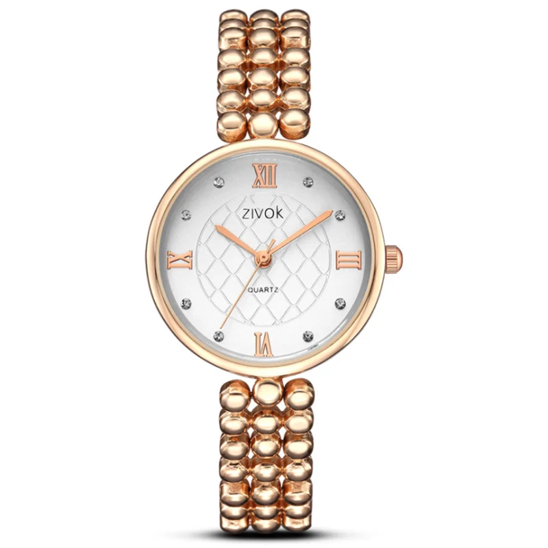 

Watch Women's Fashion Vintage Roman Graduated Steel Band Round Watch dropshipping new 2019 hot selling