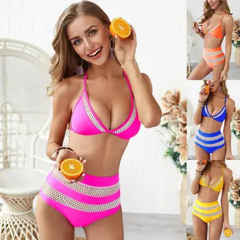 

Summer Striped Sexy Bikini Set Women Swimwear 2019 Push Up Brazilian Beachwear Biquini Swimsuit Women Bathing Suit Plus Size