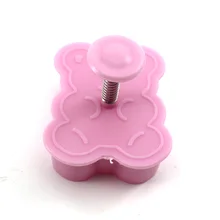 5 шт. домашний DIY милый медведь пирог печенье помадка сахарные конфеты ремесла украшения плесень