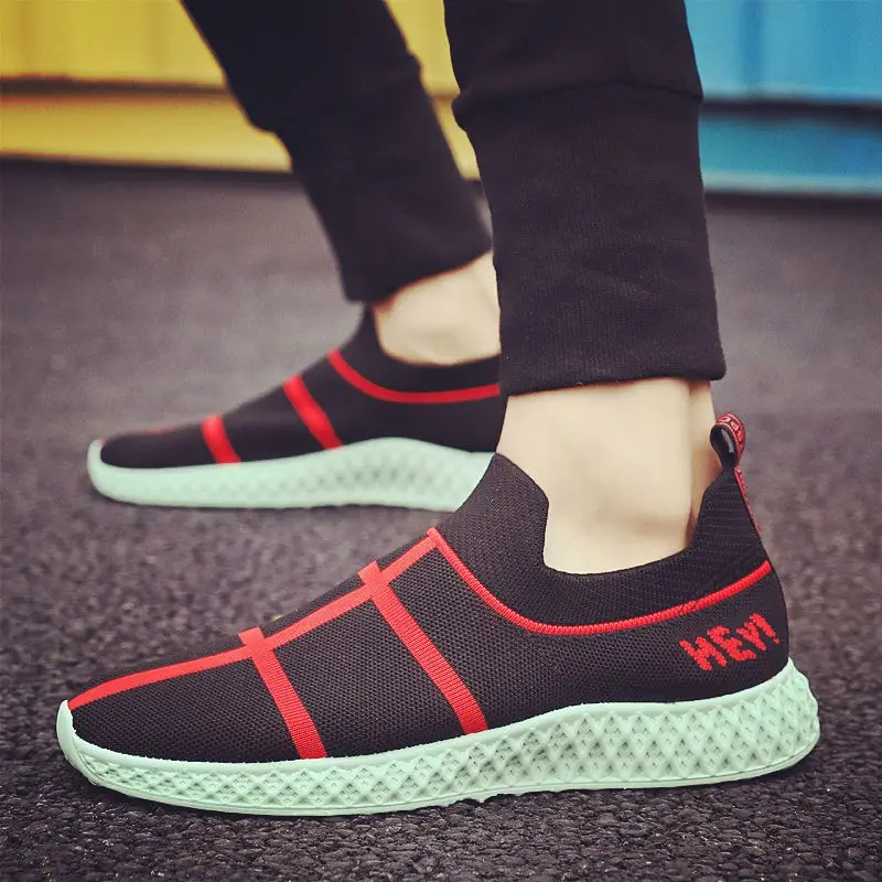 shoes men summer new trend flying knit shoes sports shoes breathable versatile casual fashion shoes zapatillas hombre tenis