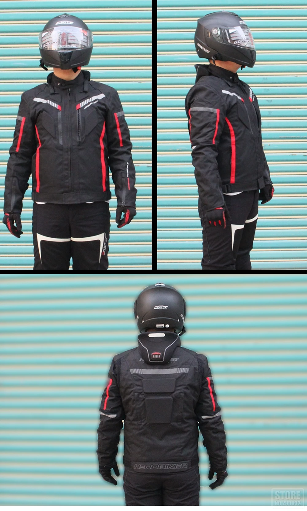Herobiker мотоцикл куртка Для мужчин Водонепроницаемый морозостойкая байкерская куртка Защитное снаряжение для езды свитеры для женщин костюм для мотокросса гоночный костюм