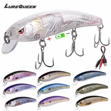 Helpful LED Rechargeable Twitching Fishing Lures Bait USB Recharging Cords Valuable Fishing 26g Minnow Clever LED Gentle Lure