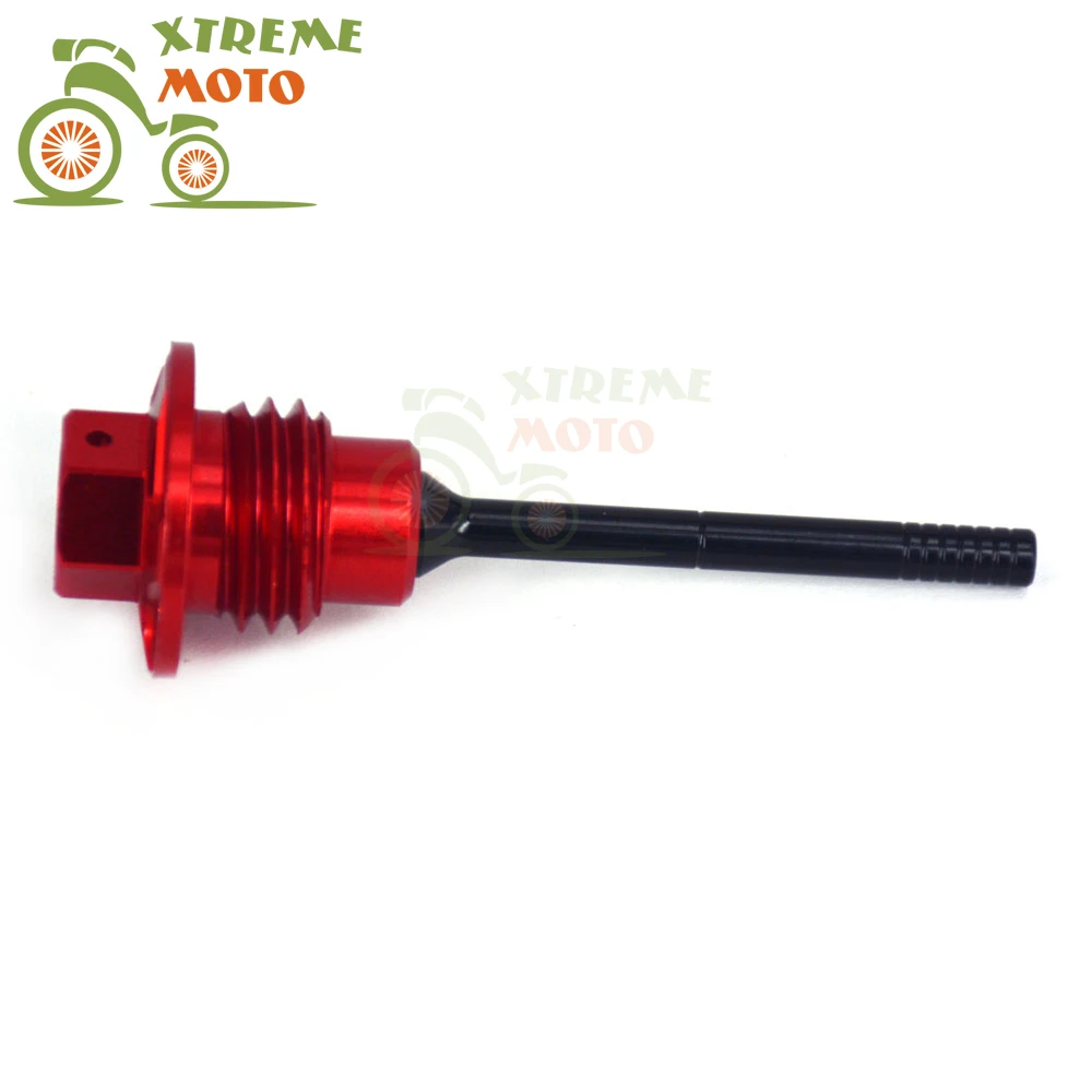 CNC Red Oil Dipstick Dip stick Engine Plugs Oil Filler Plugs For Honda CRF450R 09-16 09 10 11 12 13 14 15 16