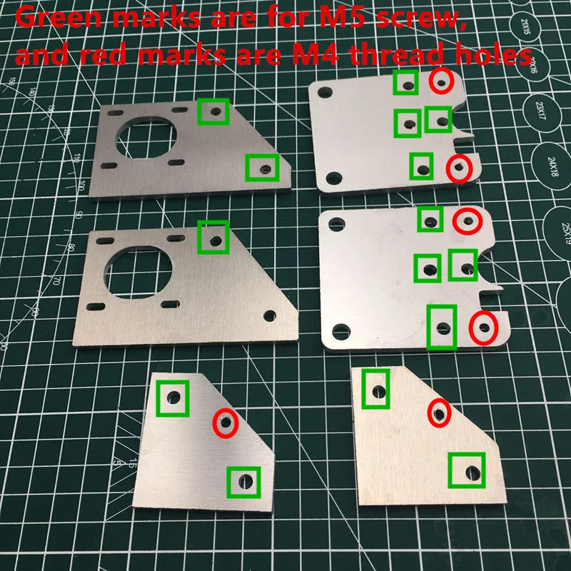 ENDER-4 3D طابعة سبائك الألومنيوم ترقية لوحة بكرة لوحة Y العملاقة النقل Creality Ender-4 جهاز تثبيت المحرك لوحة