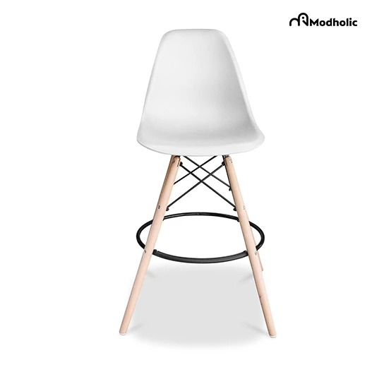 Modholic Paris Eiffel Style Woodleg Modern Bar Chair Stool (1)