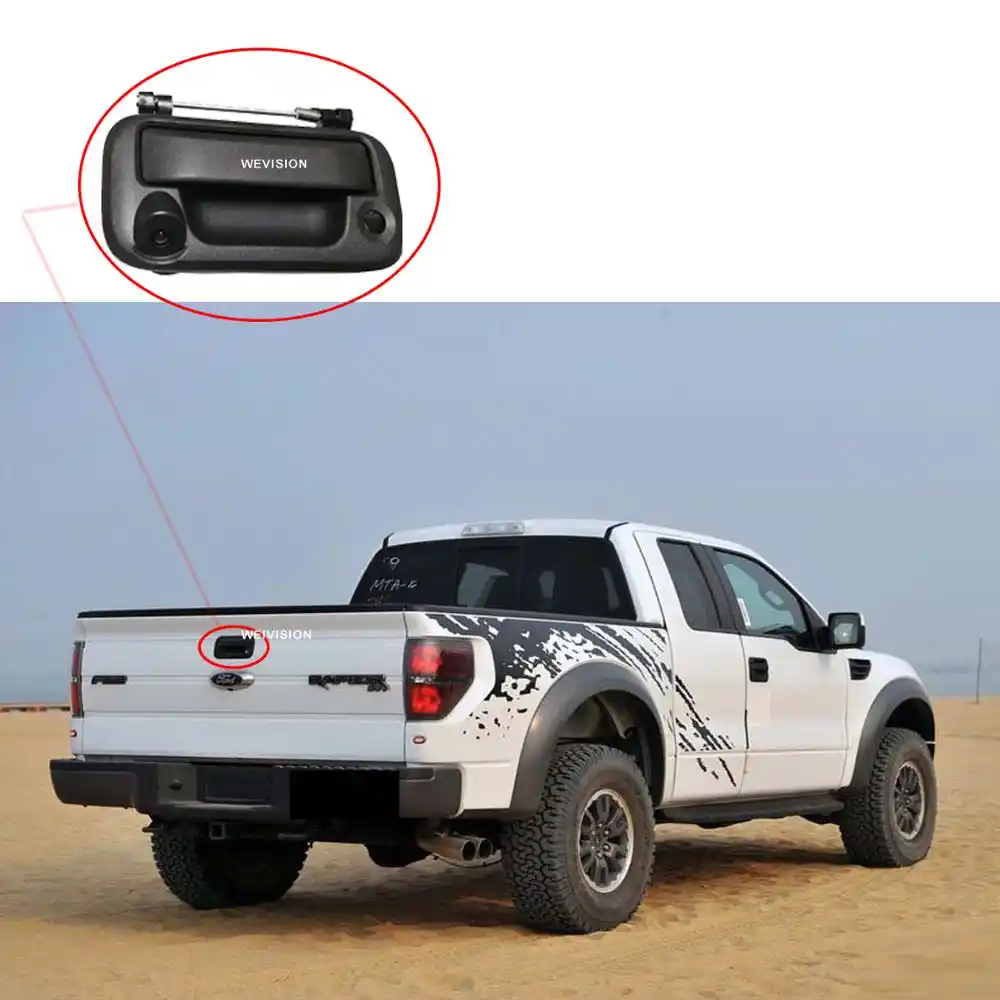 Backup Camera Tailgate Handle Replacement Rear View Logo Camera For Ford Ranger Super Duty F150 F250 F350 F450 F550 F650 F750