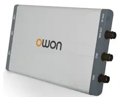 OWON VDS2064L осциллограф для ПК 4 + 1 (мульти) канал и мульти-триггер вариант 60 МГц Пропускная способность 500 мс/с частота дискретизации 5 м запись