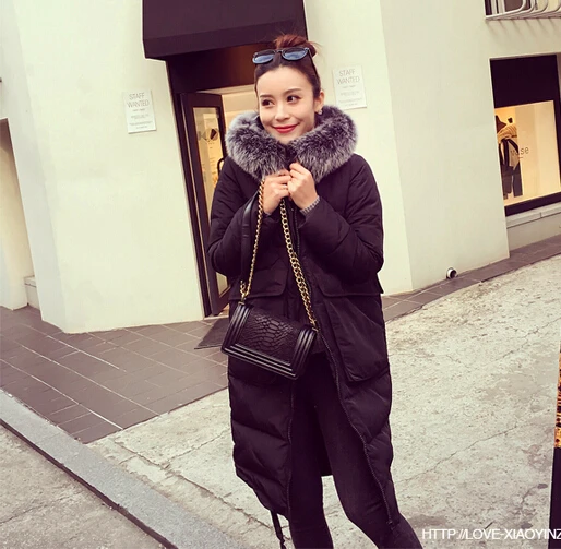 Hot sale 2016 fashion women coat Winter Coat Women s Ultra Long cotton Jacket Women Parka