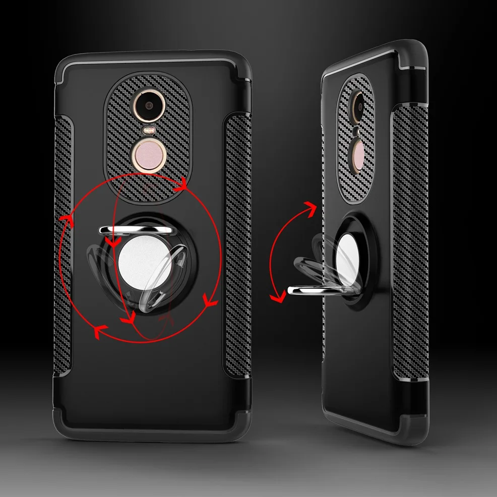 for Xiaomi Redmi Note 4X Case Ring Magnetic Xiomi Mi 6 A1 Mix 2S 2 6X Cover Redmi 4A 3 3S 4 Pro Note 4 5 Plus 5A Case Armor 32gb (7)