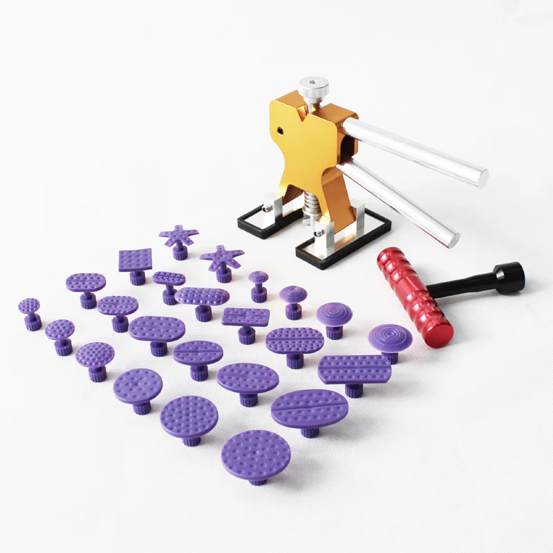 

Useful Car Repair Kit Auto Bodywork Paintless Dent Repair Hail Removal Tool Value Pack PDR-353