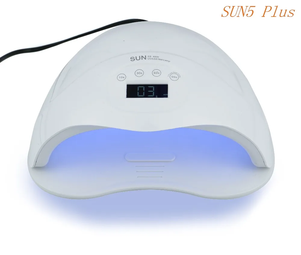 Brand new SUN5 plus Nail Dryer LED Lamp nail gel lamp for nail 24 LEDs