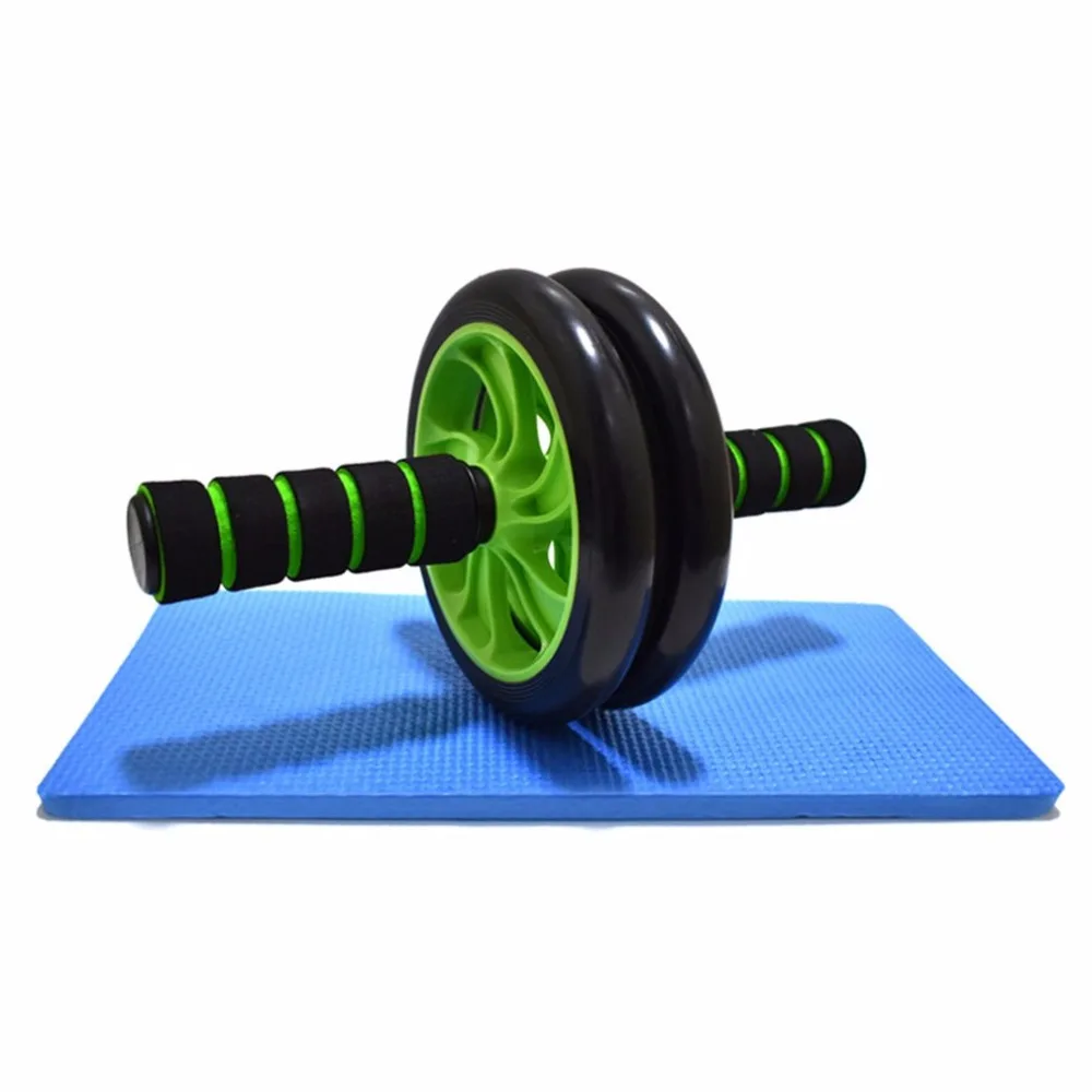 

Abdominal Wheel Ab Roller Puller Double-Wheeled Muscle Exerciser Fitness Trainer Workout Gym Equipment Accessory No Noise Body