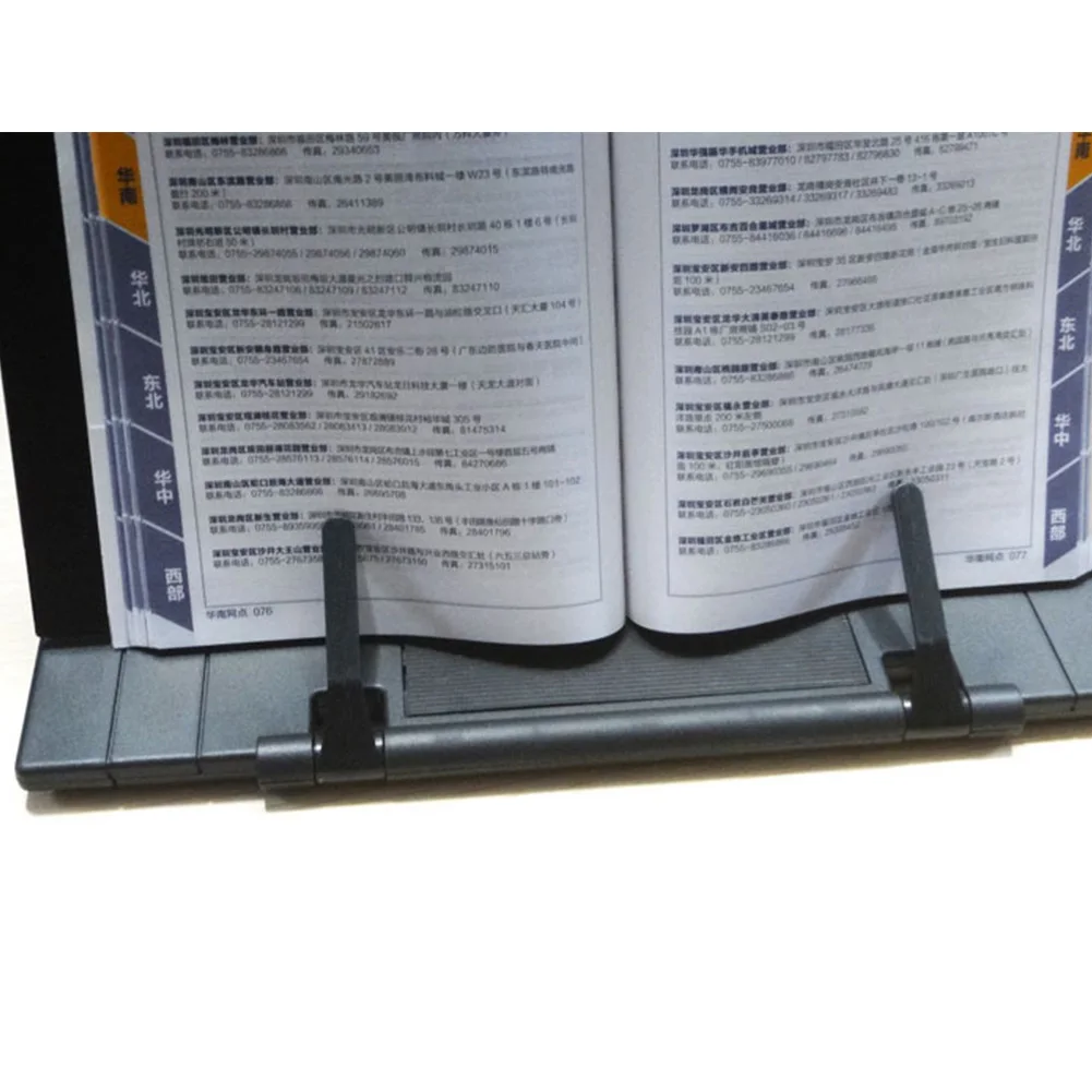 

Home Holder Reading Frame Desktop Stationery Student Book Stand Kitchen Office Adjustable Groove Multifunction Recipe Cookbook