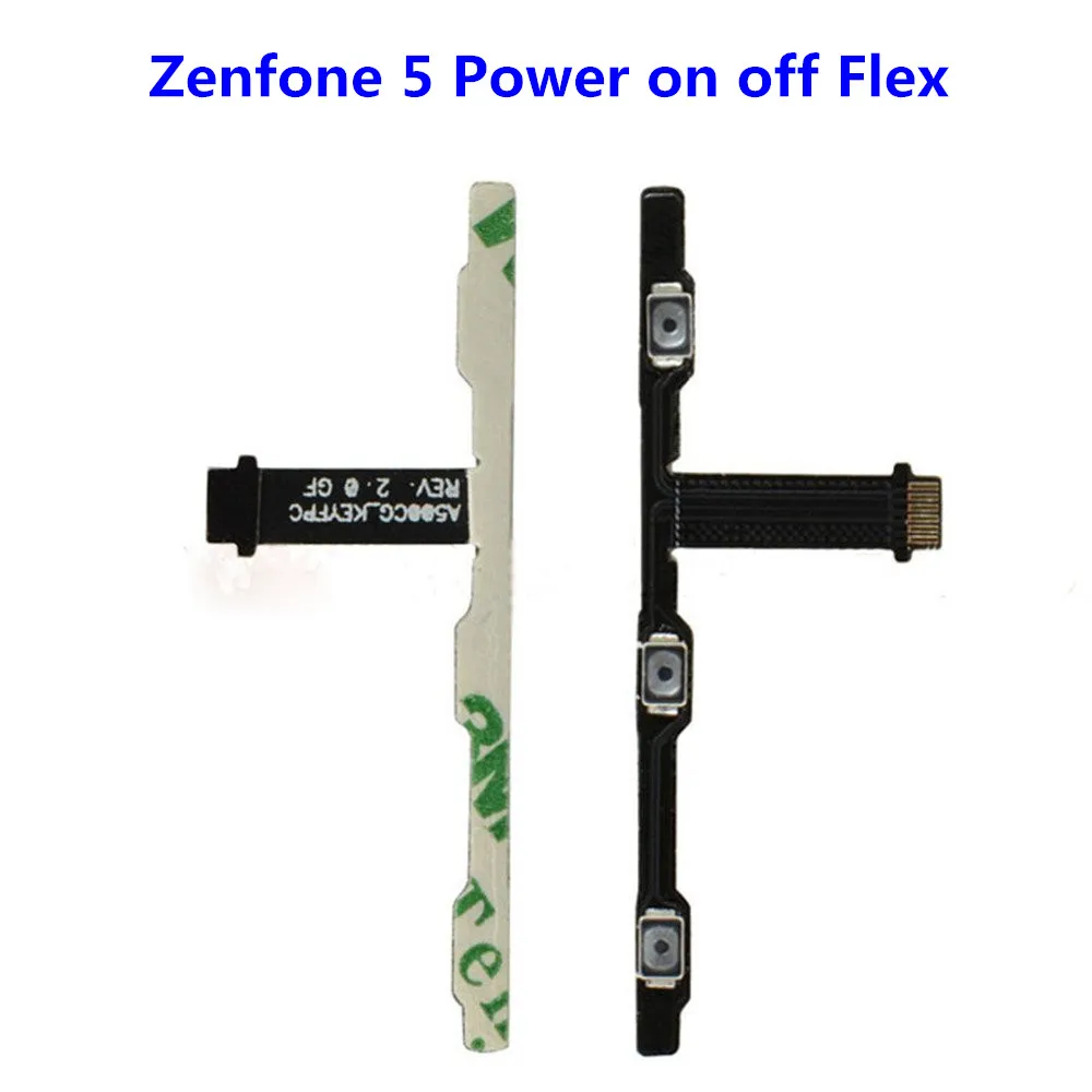 

1PCS High Quality New for Asus zenfone 5 a500cg a500kl A501CG t00j Volume Power on off Button Flex Cable Ribbon Replacement Part