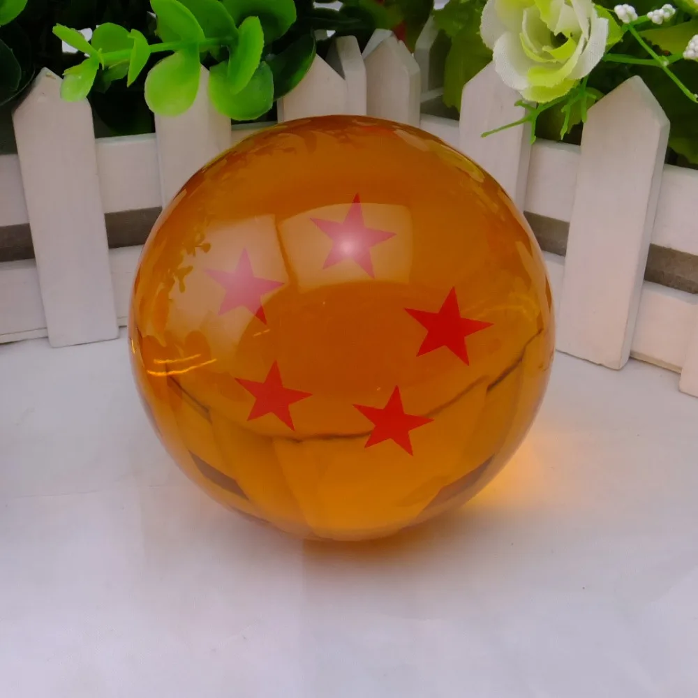 Оригинальная коробка 76 мм Dragon Ball Z хрустальные шары фигурку аниме 1 2 3 4 5 6 7 Star Dragonball для детей игрушки