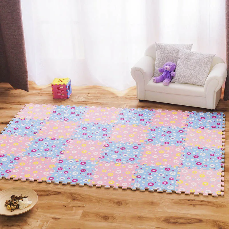 9pcs/set Baby EVA foam play Mat Children's Interlocking floor Mat