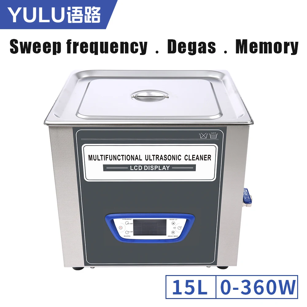 TUC150 Ultrasonic Cleaner Bath 15L Adjustable Power Sweep Degas