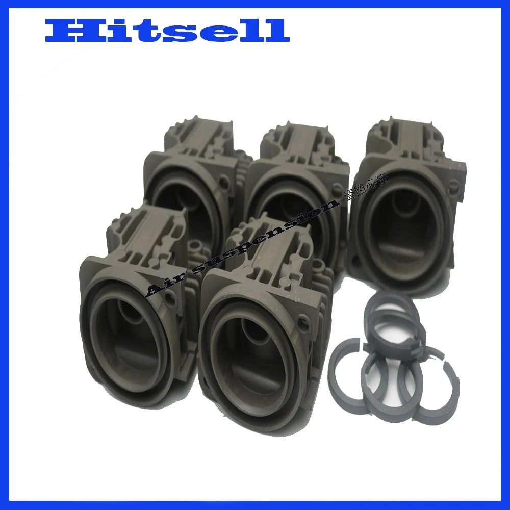 Air Suspension Pump Cylinder Head With Piston Ring Repair Kits For X5 E53 A6 Q7 Touareg LR RangeRover L322 4L0698007A