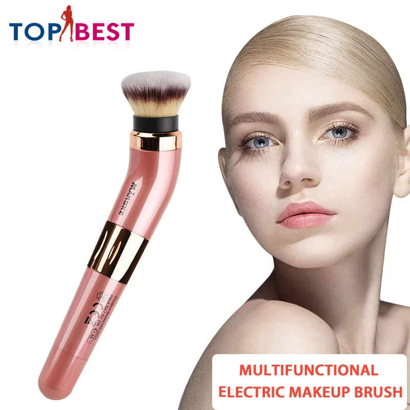 

Hotest Electric Makeup Brush With 360 Degree Rotating Non-toxic Makeup Brush Battery Operated Easy to Use