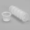 100 PCS Plastic Disposable Microblading Tattoo Ink Cups S/M/L Permanent Makeup Pigment Clear Holder Container Cap 5
