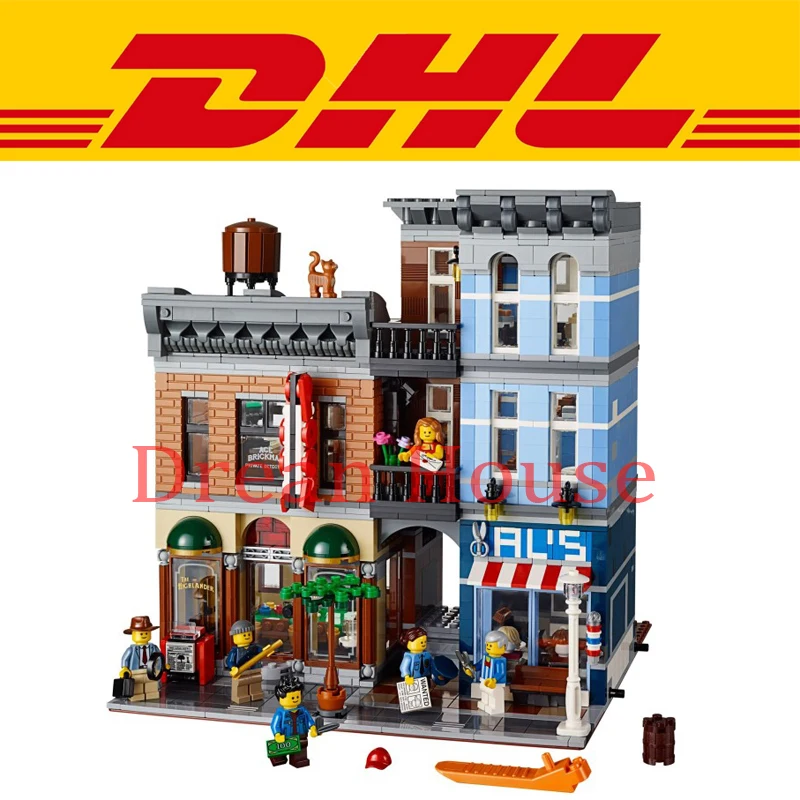 

2017 New LEPIN 15011 2262Pcs Creator City Street Detective's Office Model Building Kit Blocks Bricks Toy For Children Gift 10246