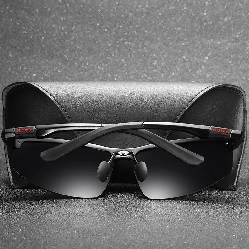 Роскошные Брендовые спортивные поляризованные солнцезащитные очки из алюминиево-магниевого сплава, мужские винтажные дизайнерские солнцезащитные очки для вождения, солнцезащитные очки Oculos gafas