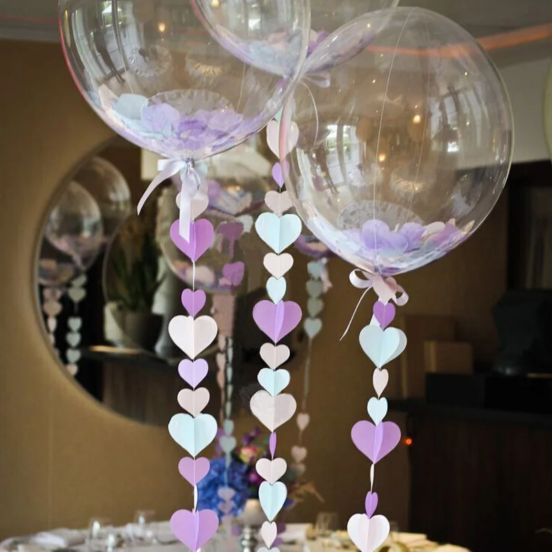 18 дюймов круглый ПВХ прозрачный шар круглый пузырь гелиевые шары Детские День рождения Свадебные вечерние украшения воздушные шары