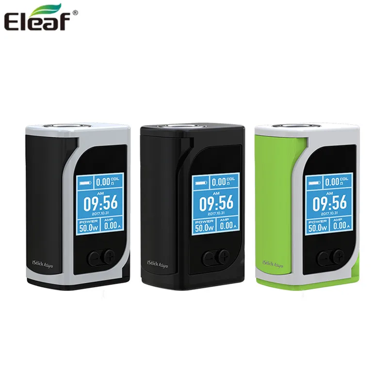 

100% Original Eleaf iStick Kiya Box Mod with 1600mah Built-in Capacity-Silver fit GS Juni Tank