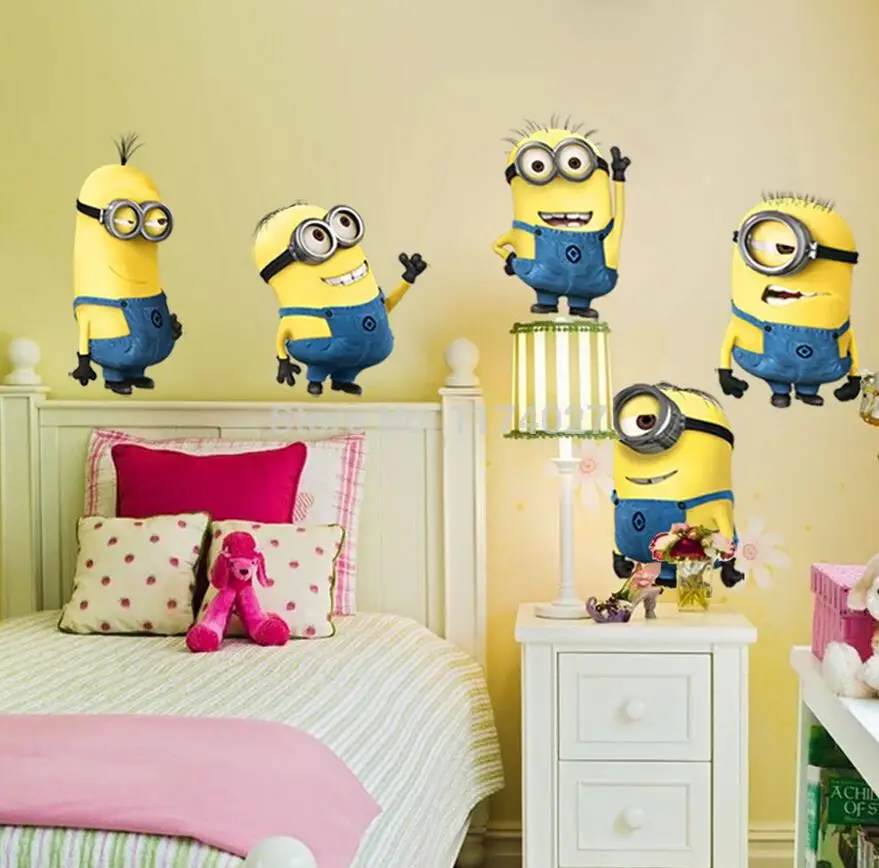 Minion Wall Decor aliexpress : buy cartoon diy minions wall stickers for kids Minion Wall Decor aliexpress : buy cartoon diy minions wall stickers for kids