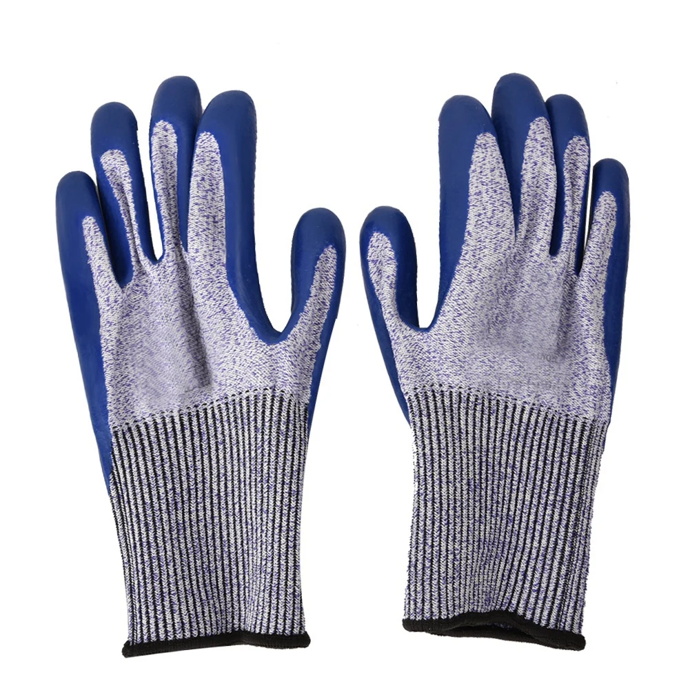 Уровень 5 порезостойкие латексные перчатки по охране труда рабочие перчатки анти-скольжения защитные перчатки 2019 Новый