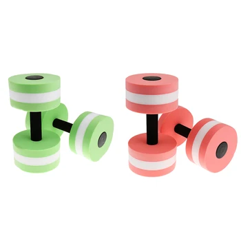 

Outdoor Fitness Water Aerobics Dumbbell EVA Aquatic Barbell Fitness Aqua Pool Exercise body slimming Training Equipment Acc