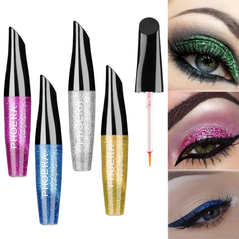 

1PC Waterproof Eyeshadow Glitter Shimmer Liquid Eyeliner Metallic Eye Liner Shadow Pencil Cosmetic Makeup Tool 10 Colors