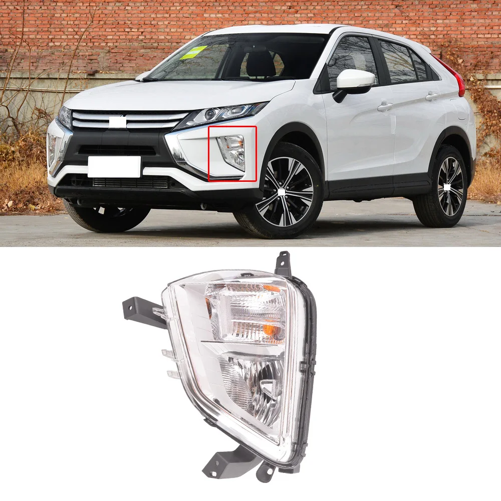 

CAPQX For Mitsubishi Eclipse Cross Front Bumper Fog Light Driving Light Running Lamp Day Light Foglamp Foglight Assembly