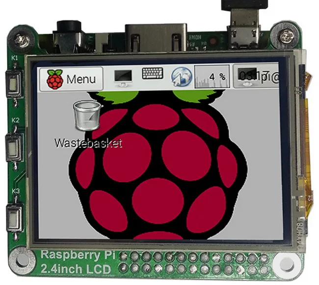 Raspberry Pi LCD 2 4 дюймовый сенсорный экран 48 МГц высокоскоростной ЖК дисплей smart than pi 3 5