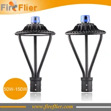 3 шт. MH hps Замена водонепроницаемый светодиодный настенный светильник 50 Вт 80 Вт 100 Вт парковочный свет 120 Вт 150 Вт пост Топ уличный свет CE ETL DLC