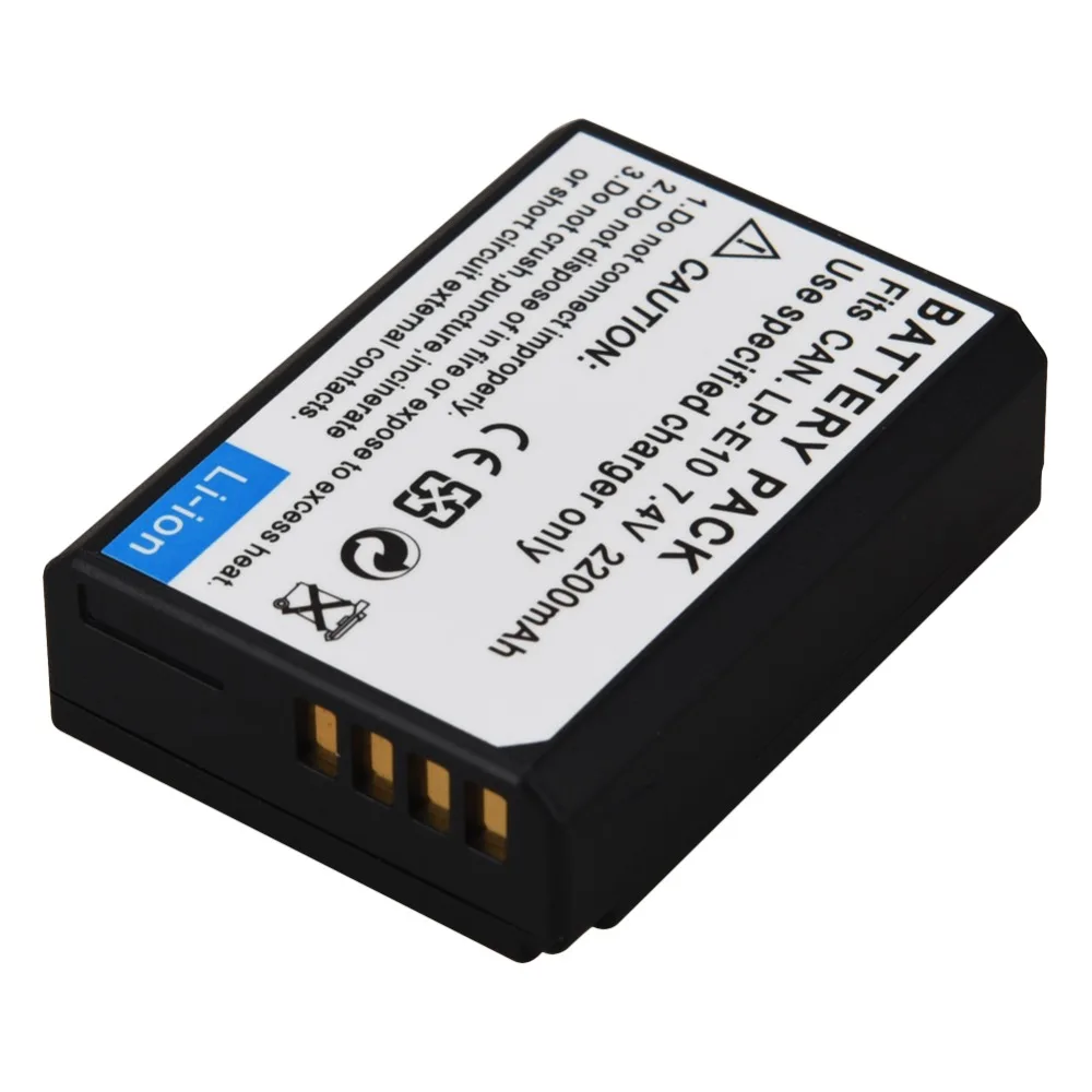 2200mah Digital Camera Battery Lpe10 Lp E10 Lpe10 For Canon 1100d