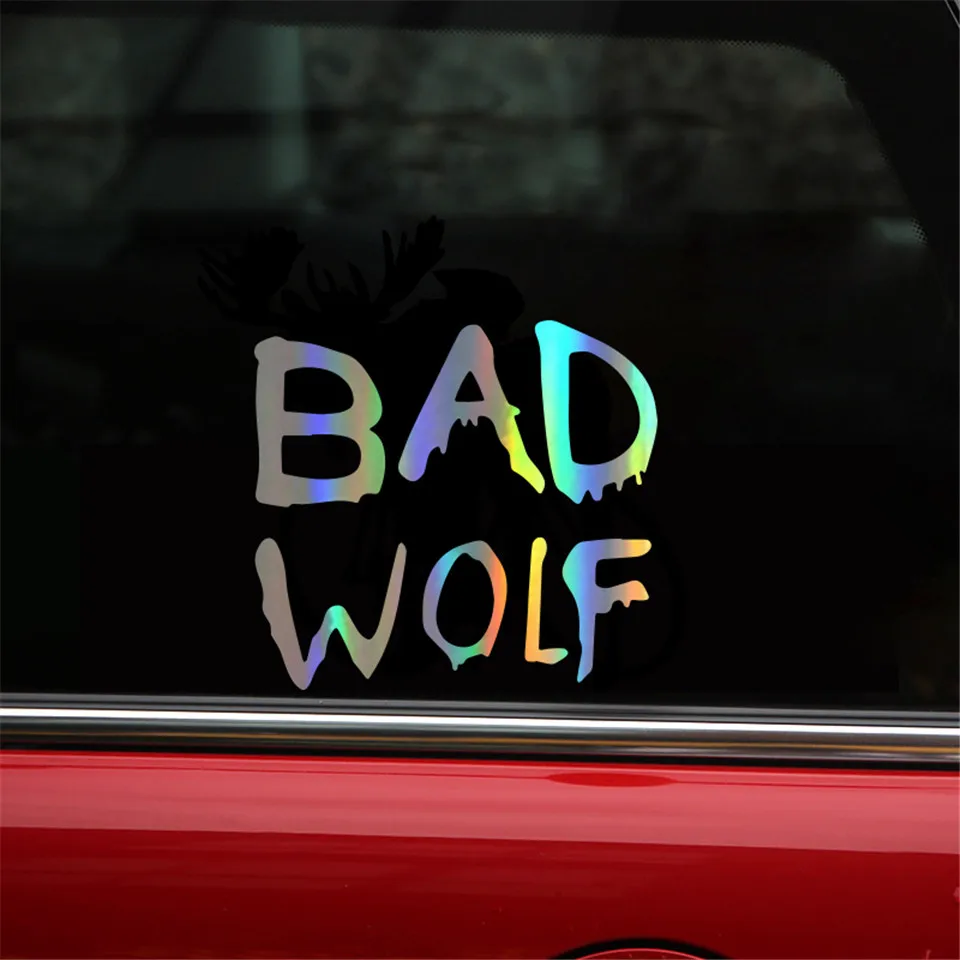 Cunymagos Doctor Who Bad Wolf Fashion Car-Styling Vinyl Stickers Decals Fashion Creative Car Body Window Wall Toilet Stickers 13cm11 (8)