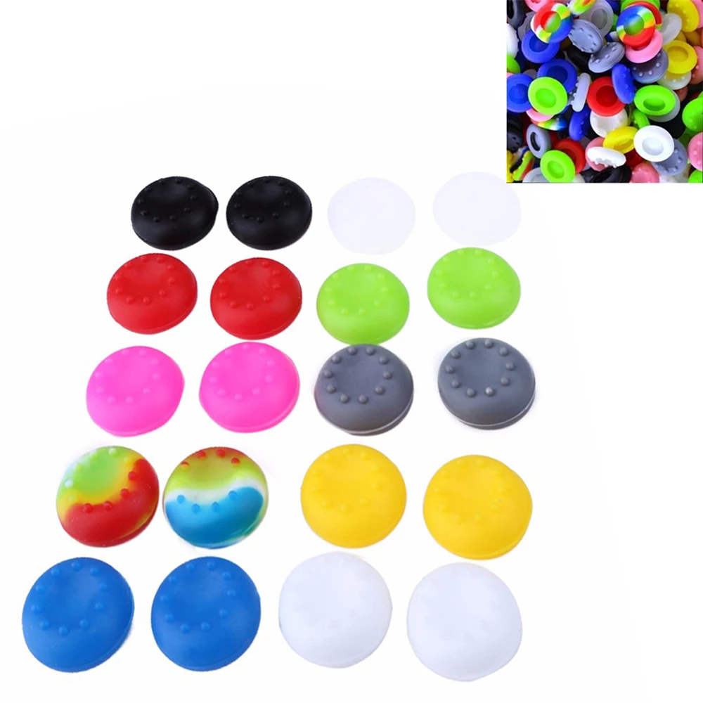 

20pcs For Sony PS4 For PS2 3 Thumb Stick Cap For Xbox one 360 Silicone Controller Analog Grip Thumb Sticker Cover