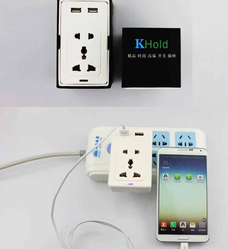 Remote APP Wifi font b smart b font plug for Iphone Ipad Android Smartphone 2 USB