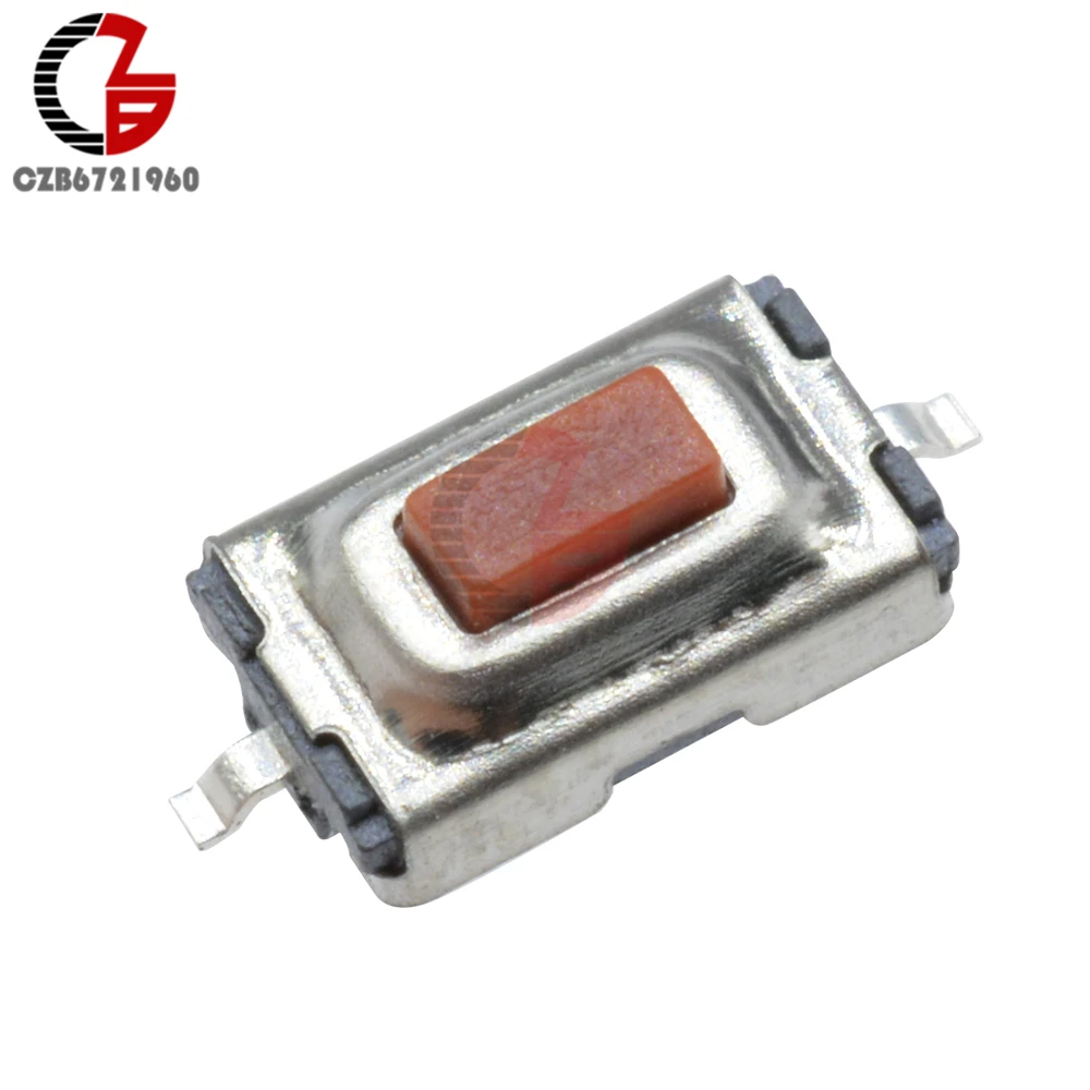 50pcs 6x6x2.5mm Tactile Push Button Switch Tact Switch Micro Switch 4 Pin SMD