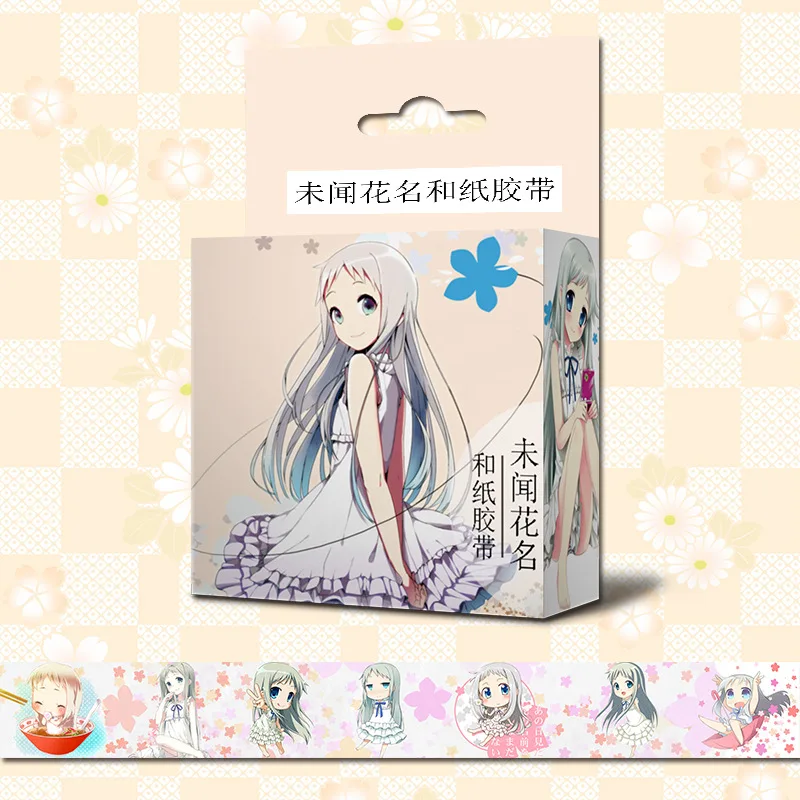 

1box/Rolls kawaii halloween washi tape Cartoon Unheard of flower name pattern Paper Masking Tapes School Supplies christmas tape