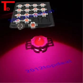 

6pcs 10W High Power Full spectrum 380-840nm LED +90 degree Len for plant grow